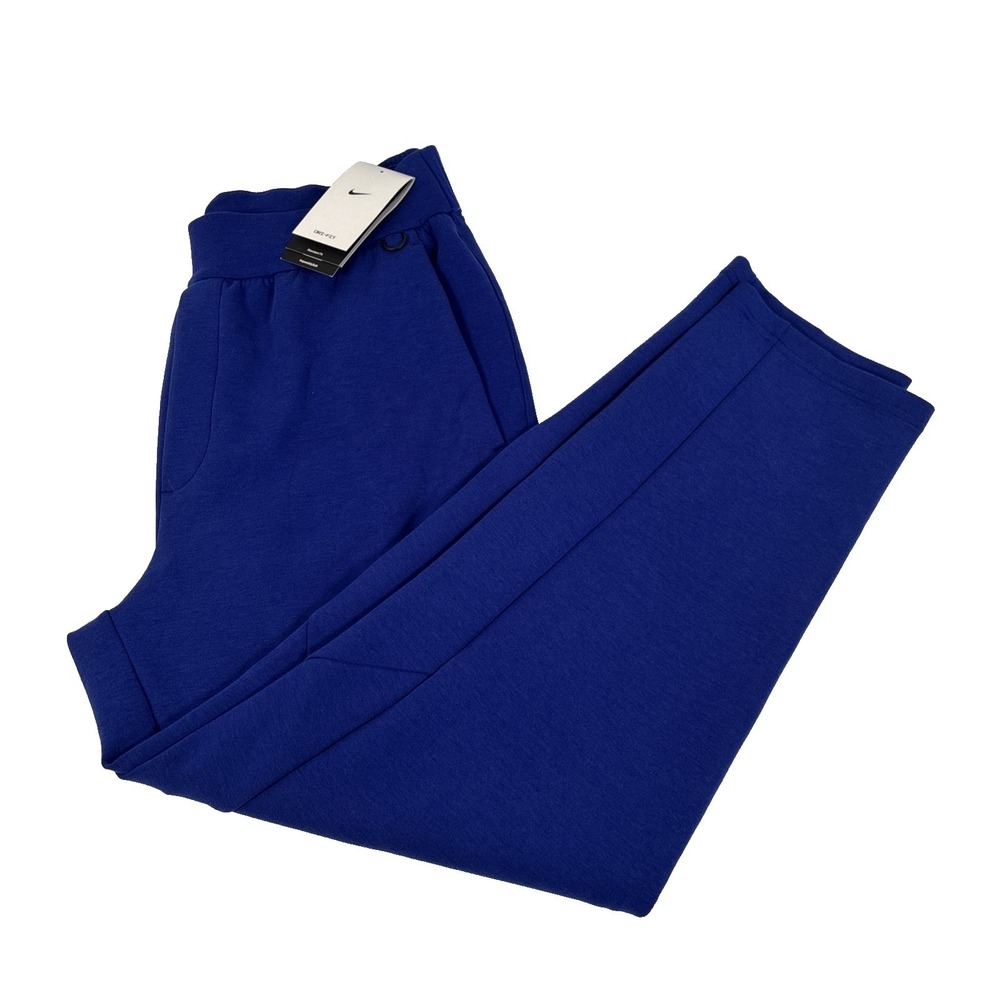 New Nike 24.7 Impossibly Soft Fleece Mens Pants Medium HQ6970 455 Blue NWT $110